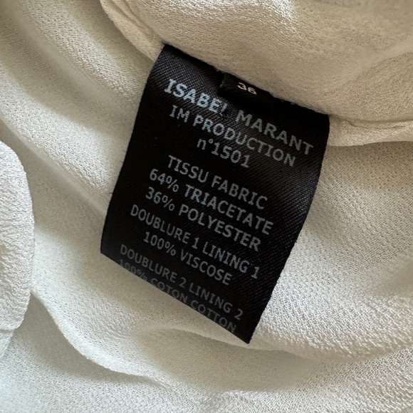 Isabel Marant Wana Georgette Mini Dress - Picture 4 of 5